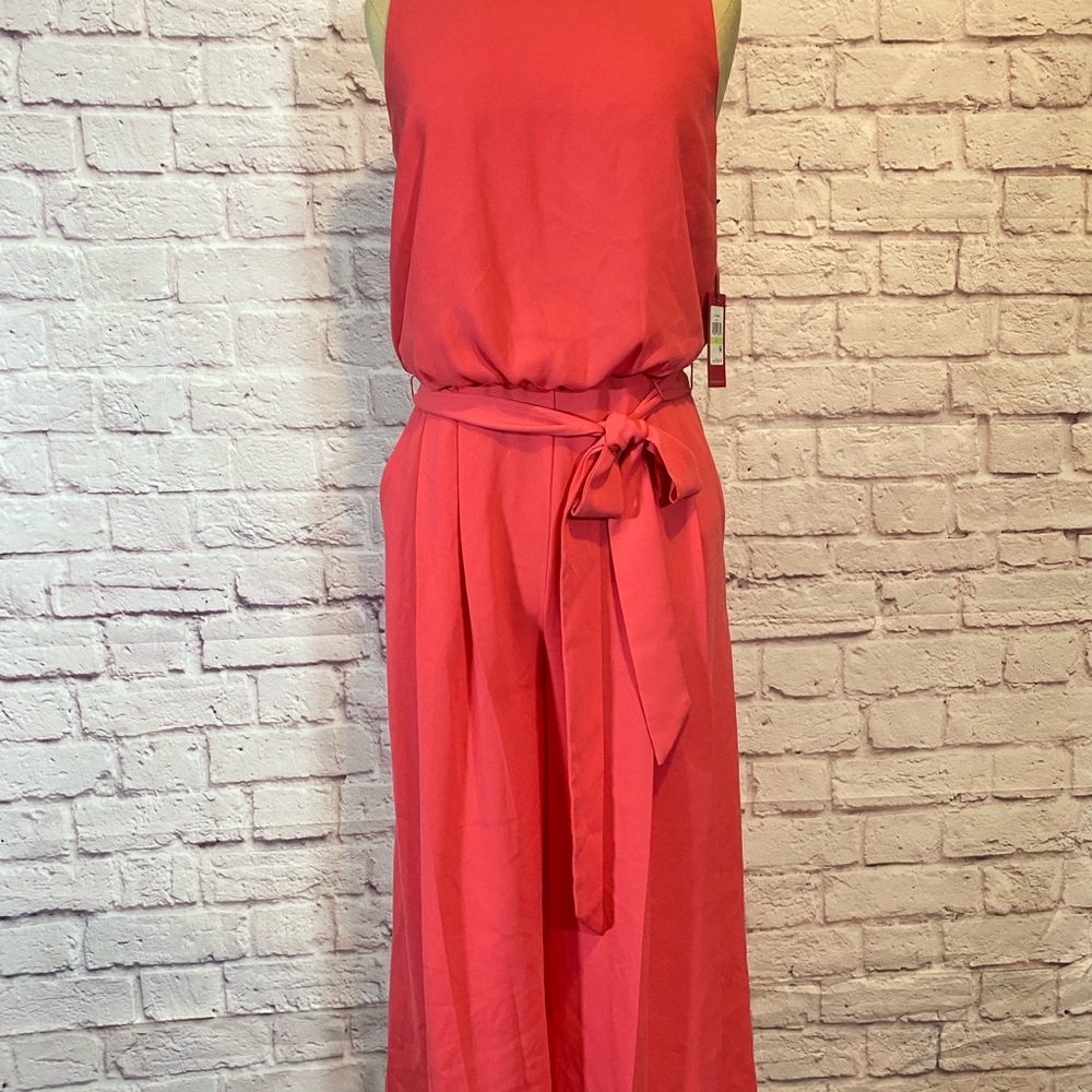 Vince Camuto Women’s Sleeveless High Neck Capri Jumpsuit SEE DESCRIPTION - Picture 11 of 15